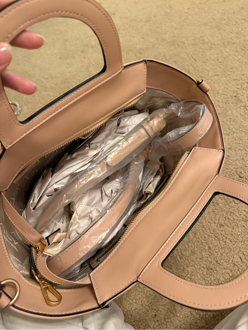 Alviero Martini pink leather handbag - Picture 5 of 13